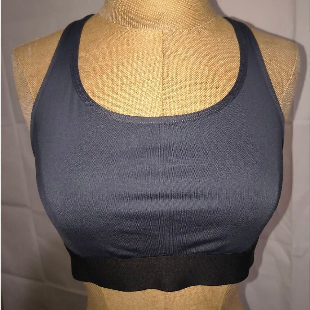 Victoria Sport The Player Victoria's Secret Racerback Sports Bra Grey black Size